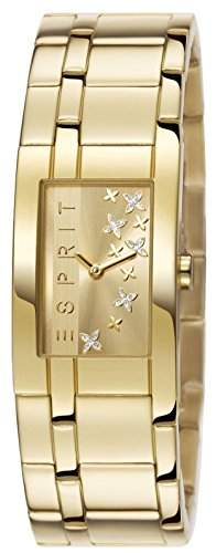 Esprit Damen-Armbanduhr Analog Quarz Edelstahl beschichtet ES107292003