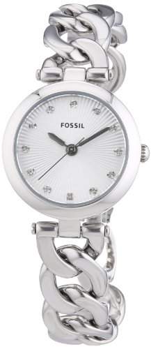 Fossil Damen-Armbanduhr XS Analog Quarz Edelstahl ES3390
