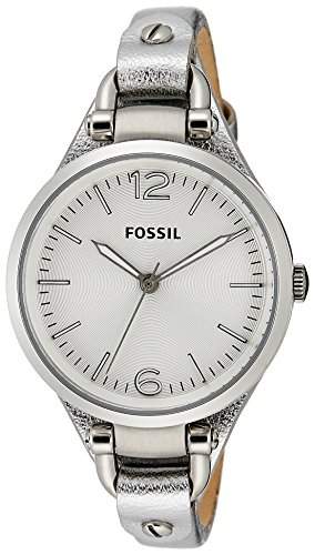 Fossil Damen-Armbanduhr Analog Quarz Leder ES3412
