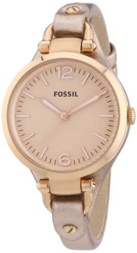Fossil Damen-Armbanduhr Analog Quarz Leder ES3413
