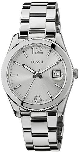 Fossil Damen-Armbanduhr Analog Quarz Edelstahl ES3585