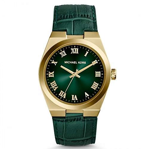 Michael Kors Damen-Armbanduhr Analog Quarz Leder MK2356