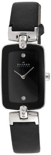 Skagen Damen-Armbanduhr XS Analog Quarz Leder H01SSLB