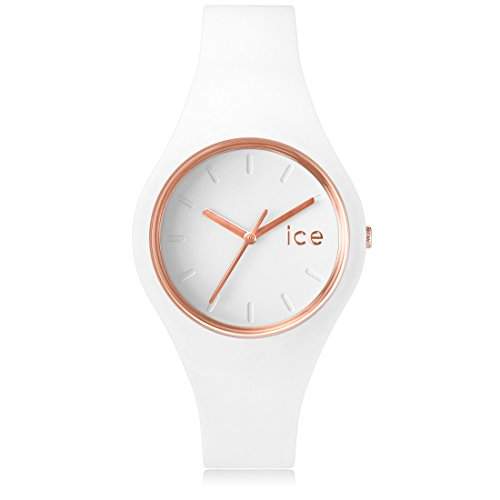Ice-Watch Unisex - Armbanduhr Glam Analog Quarz Silikon ICEGLWRGSS14
