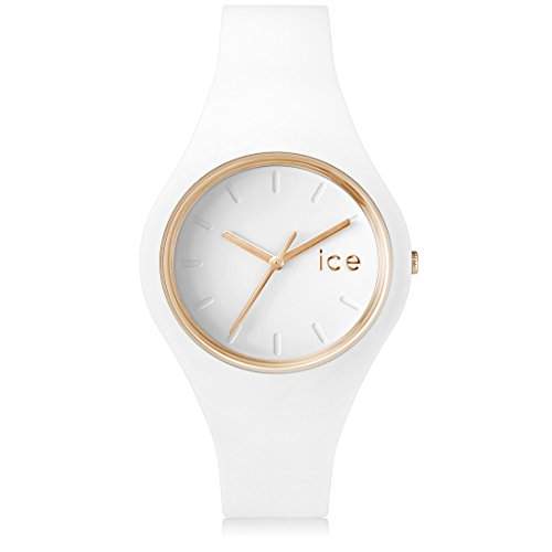 Ice-Watch Unisex - Armbanduhr Glam Analog Quarz Silikon ICEGLWESS14
