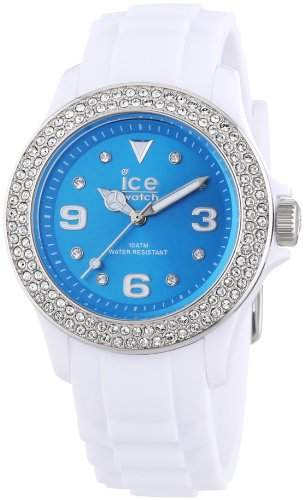 Ice-Watch Damen - Armbanduhr Ice Star Analog Quarz Silikon ITESTWTEUS12