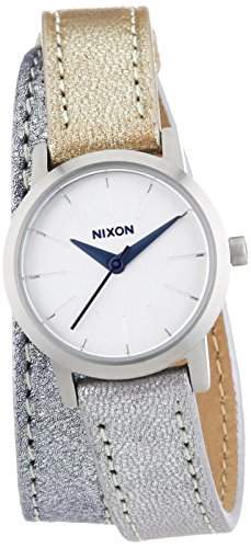 Nixon Damen-Armbanduhr XS Kenzi Wrap Shimmer Multi Analog Quarz Leder A4031875-00