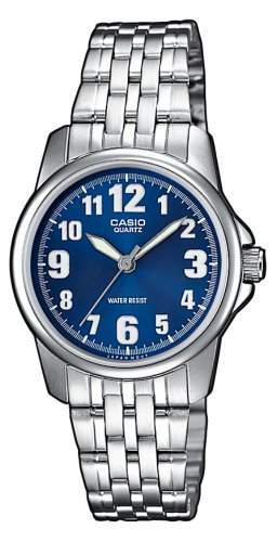 Casio Damen-Armbanduhr Analog Edelstahl Silber LTP-1260D-2BEF