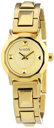 Nixon Damen-Armbanduhr XS Mini B SS All Gold Analog Quarz Edelstahl A339502-00