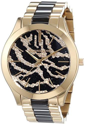 Michael Kors Damen-Armbanduhr Analog Quarz Edelstahl beschichtet MK3315