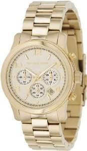 Michael Kors Damen Armbanduhr MK5055 Gold Ton Edelstahl Quartz Uhr