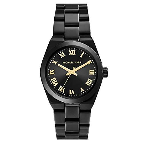 Michael Kors Damen-Armbanduhr XS Analog Quarz Edelstahl beschichtet MK6100
