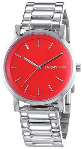 DKNY Damen-Armbanduhr Analog Quarz Edelstahl NY2182