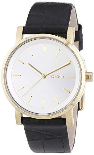 DKNY Damen-Armbanduhr XS Analog Quarz Leder NY2244