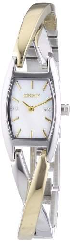 DKNY Damen-Armbanduhr Analog Quarz Edelstahl beschichtet NY4634