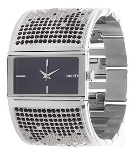 DKNY Damen Armbanduhr Glitz Silber NY8043