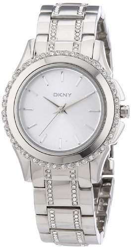 DKNY Damen-Armbanduhr XS Analog Quarz Edelstahl NY8698