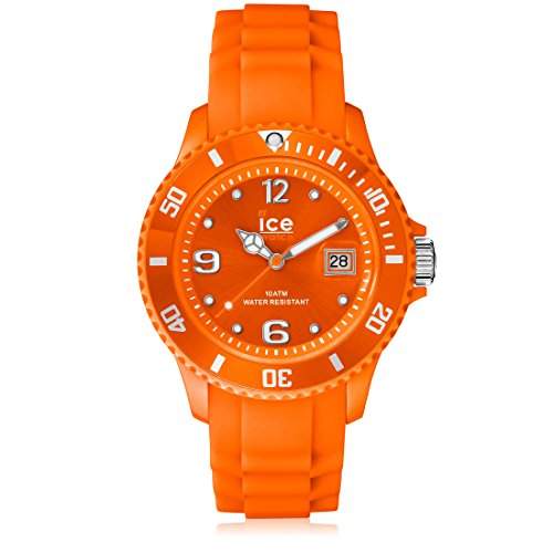 Ice-Watch Damen-Armbanduhr Sili-Forever Small Orange Analog Quarz SIOESS09