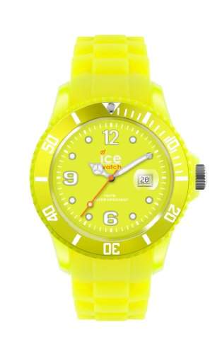 Ice-Watch Damen - Armbanduhr Ice Flashy Analog Quarz Silikon SSNYWSS12