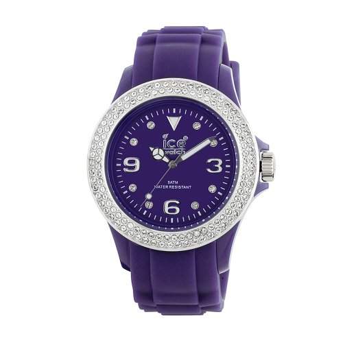 Ice-Watch Armbanduhr Stone-Sili Small Violett STPSDSS10
