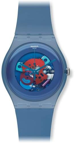 Swatch Unisex-Armbanduhr Analog Plastik SUON102