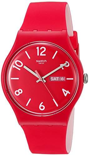 Watch Swatch New Gent SUOR705 BACKUP RED