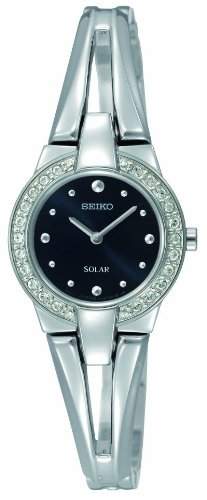 Seiko Damen-Armbanduhr XS Analog Quarz Edelstahl SUP051P1