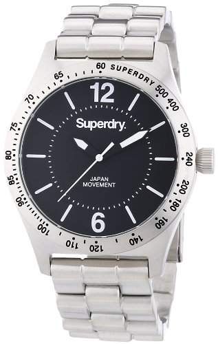 Superdry Damen-Armbanduhr Analog Quarz Edelstahl SYL124BM