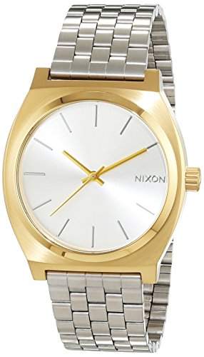Nixon Damen-Armbanduhr Time Teller Gold  Silver Analog Quarz Edelstahl A0452062-00