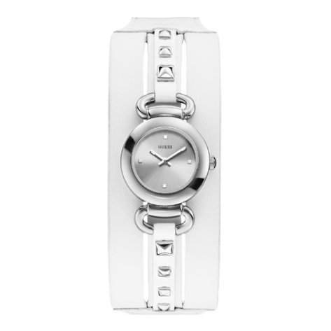 Guess Damen-Armbanduhr Analog Quarz Leder W0160L1