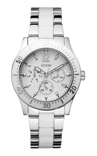 Guess Damen-Armbanduhr Analog Quarz Edelstahl W15067L2