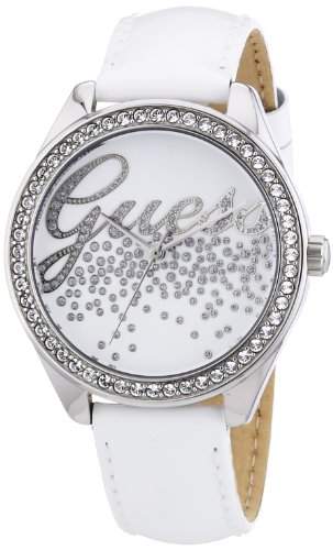 Guess Damen-Armbanduhr Analog Quarz Leder W60006L1