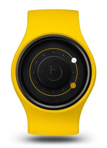 ZIIIRO Orbit Unisex Silikon  Edelstahl Watch Banana wechselbare Uhr