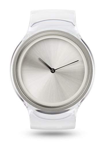 Ziiiro Ion Transparent Kunstoff Acryl Edelstahl Uhr elegante Trend Watch