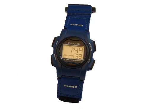 Pivotell Vibralite Mini Armbanduhr, Alarm, Blau