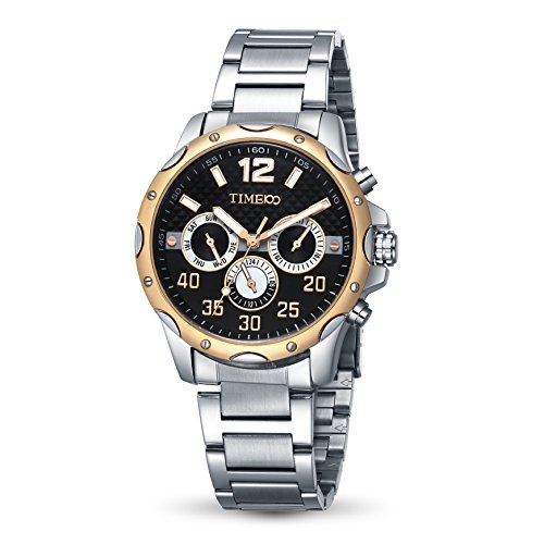Time100 Chronographuhr Armbanduhr Quarzuhr W50329G 02A