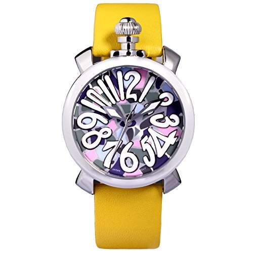 Time100 Reizende GaGa-stilistische Frabige Emaille-Damen-Armbanduhr W50046L04A