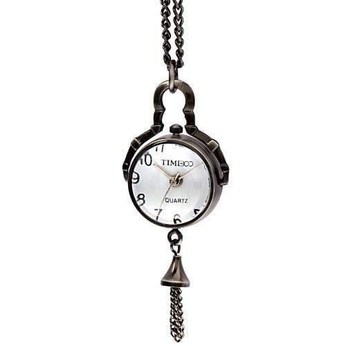 Time100 Europaeische Klassische Damen-Armbanduhr mit Kette W50065L02A