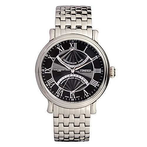 Time100 Englische Klassische Herren-Armbanduhr mit romanischen Nummern W80005G03A