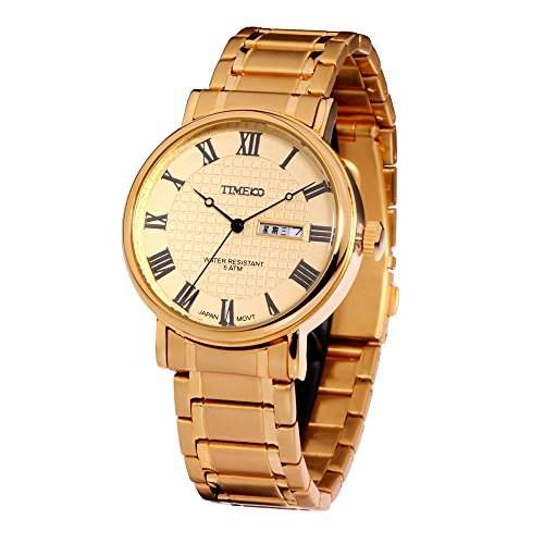Time100 Klassische Business-Herren-Armbanduhr mit romanischen Nummern-Skalas W80008G01A