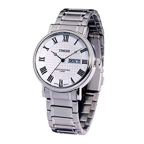 Time100 Klassische Business-Herren-Armbanduhr mit romanischen Nummern-Skalas W80008G02A
