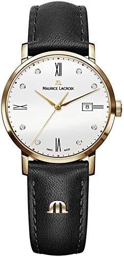 Maurice Lacroix Damen-Armbanduhr Analog Quarz Leder EL1084-PVP01-150-1