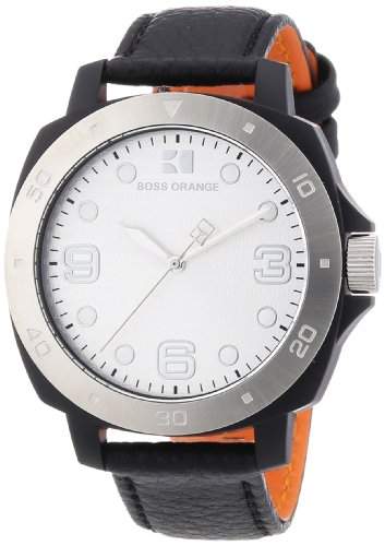 Boss Orange Damen-Armbanduhr Analog Quarz Leder 1502289