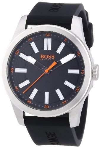 Boss Orange Herren-Armbanduhr XL Big Up Analog Quarz Silikon 1512936