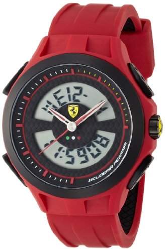 Ferrari Herren-Armbanduhr XL Analog - Digital Quarz Silikon 830019