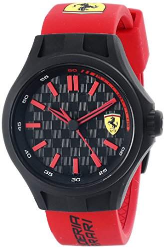 Ferrari Herren Analog Quarz Armbanduhr NWT 0840003