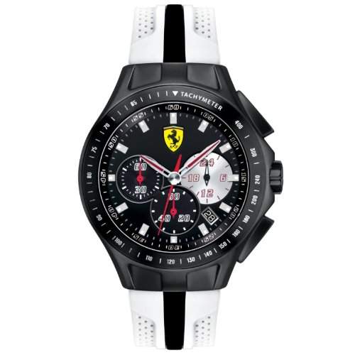 Ferrari Herren-Armbanduhr XL Analog Quarz Silikon 830026