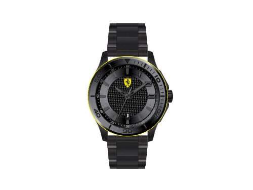 Ferrari - 830141 - Armbanduhr - Quarz Analog - Zifferblatt schwarz Armband Stahl schwarz