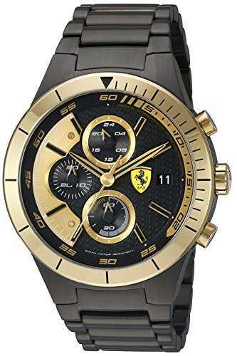 Ferrari Herren RED REV EVO Analog Dress Quartz Reloj 0830303
