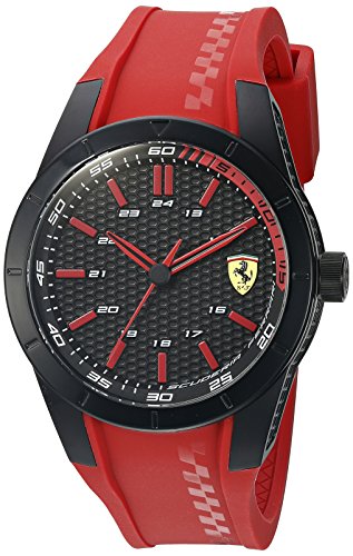 Ferrari Herren Scuderia Analog Casual Quartz Reloj 0830299